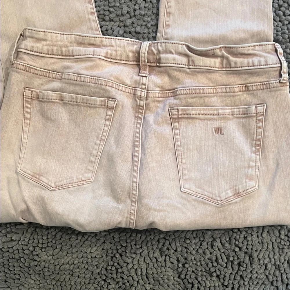 Wash Lab Chic Silvery Blush Cropped Jeans - Picture 9 of 9